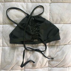 Ron Jon High Neck Tie Back bikini top